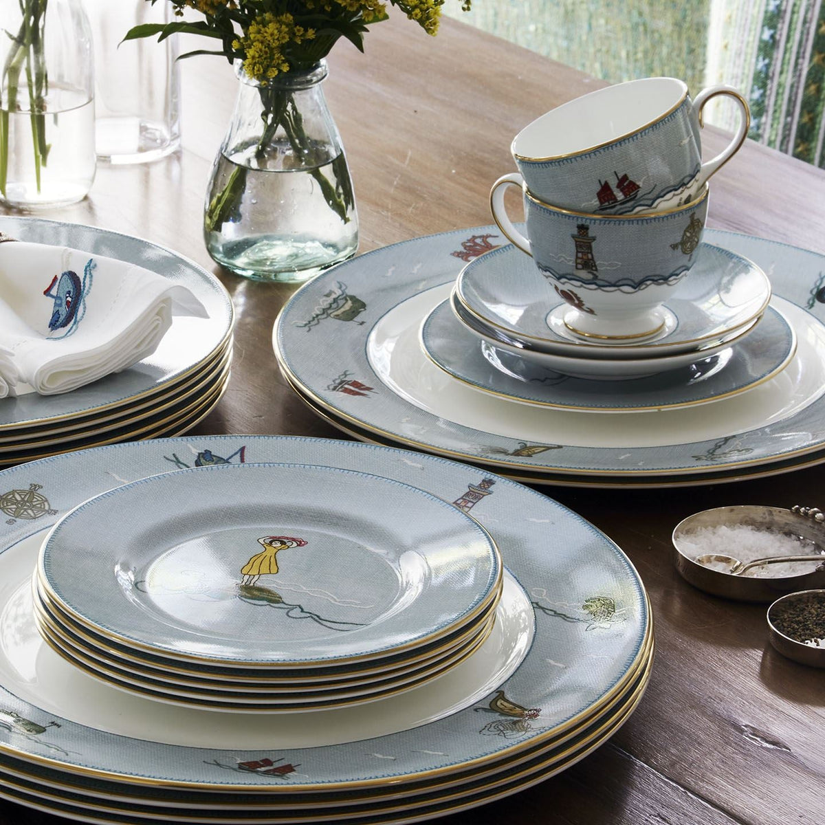 Sailor's Farewell 5 Piece Dinner Set