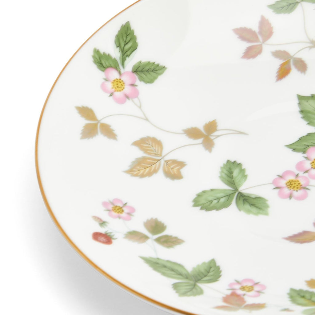 Wild Strawberry Gold Teacup & Saucer Leigh