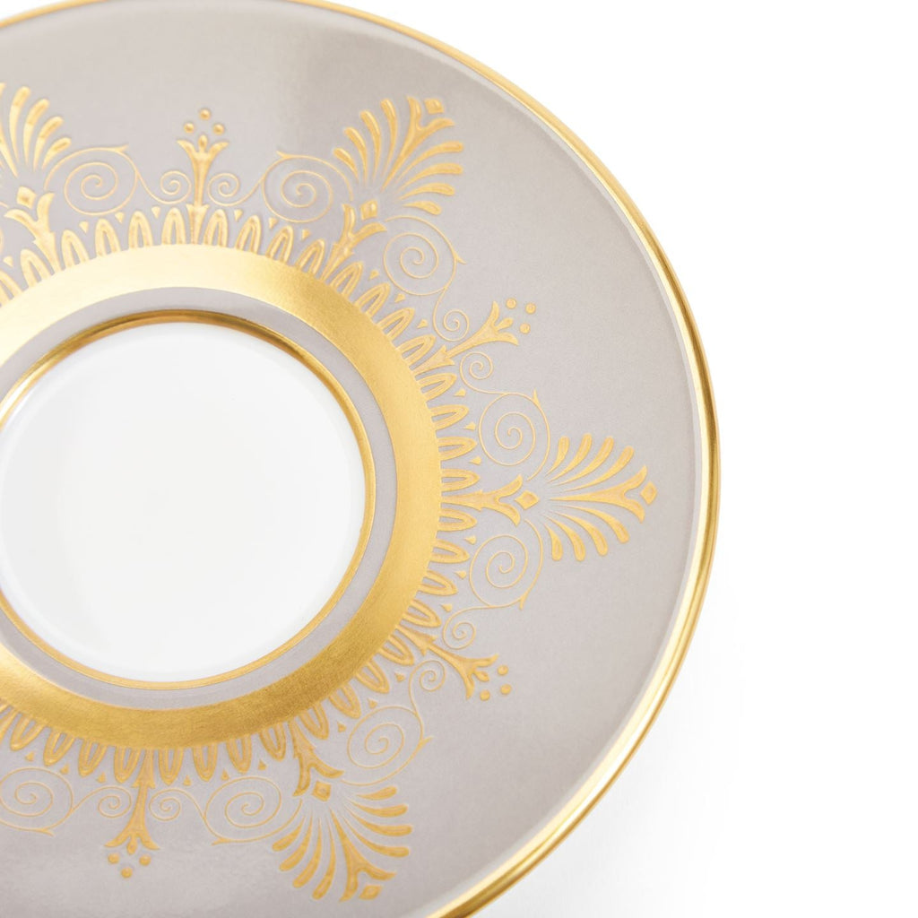 Anthemion Grey Espresso Cup & Saucer