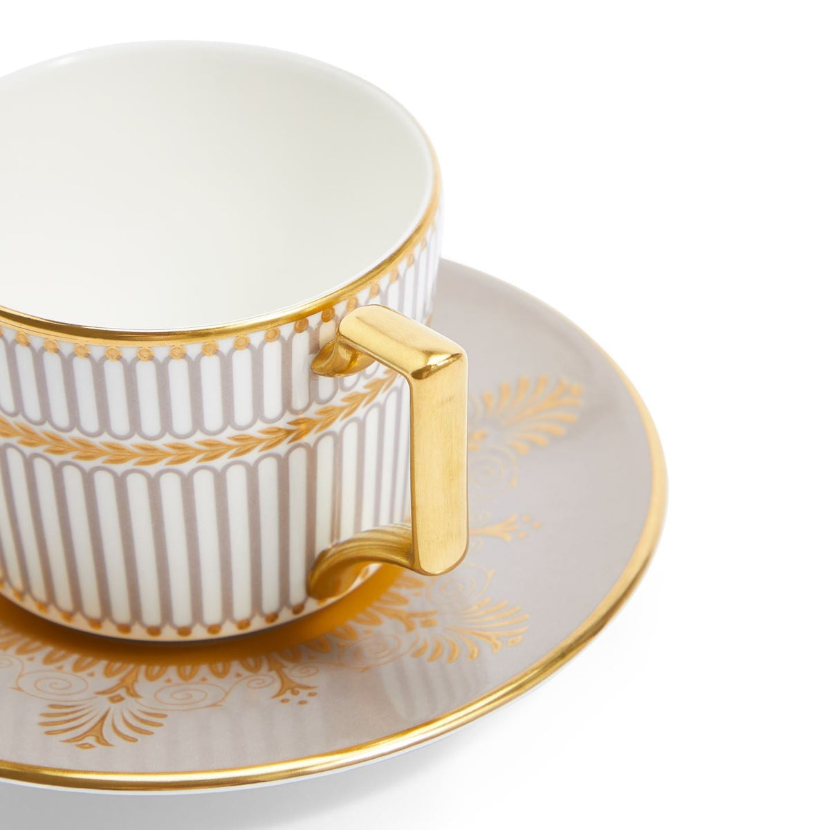 Anthemion Grey Espresso Cup & Saucer