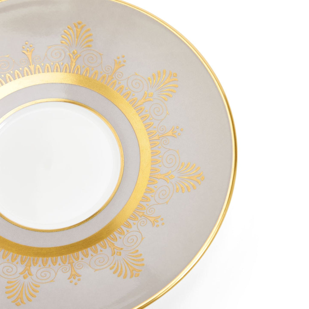 Anthemion Grey Teacup & Saucer