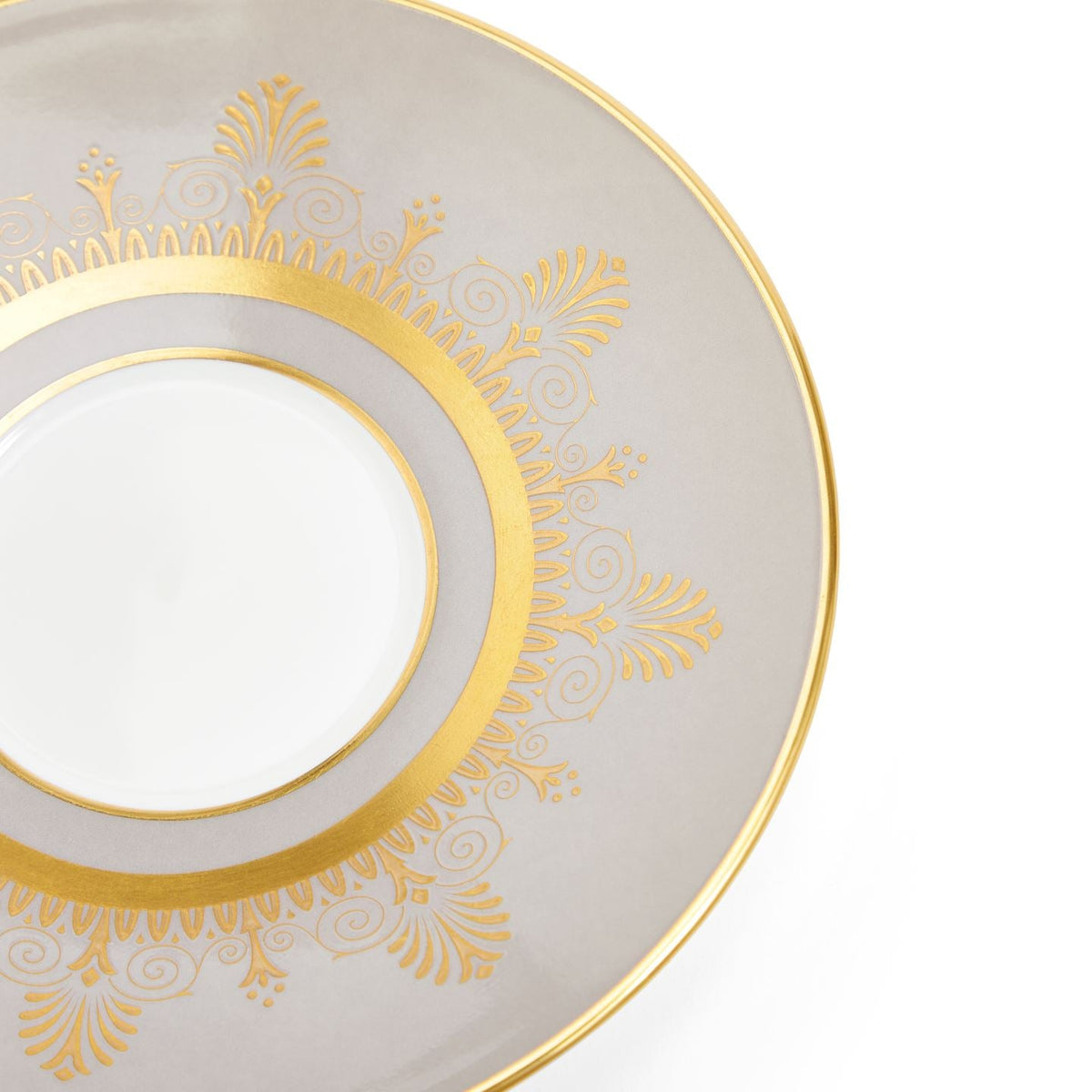 Anthemion Grey Teacup & Saucer