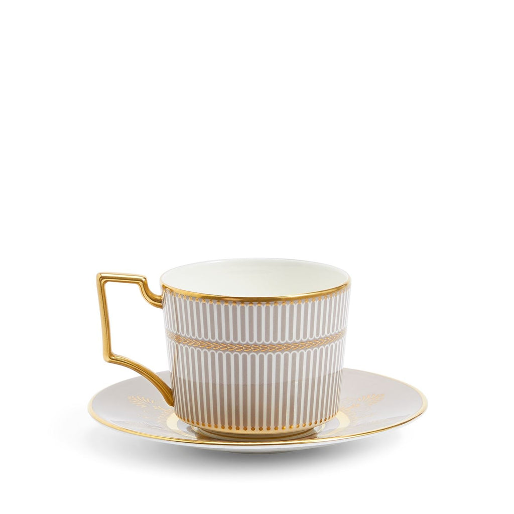 Anthemion Grey Teacup & Saucer