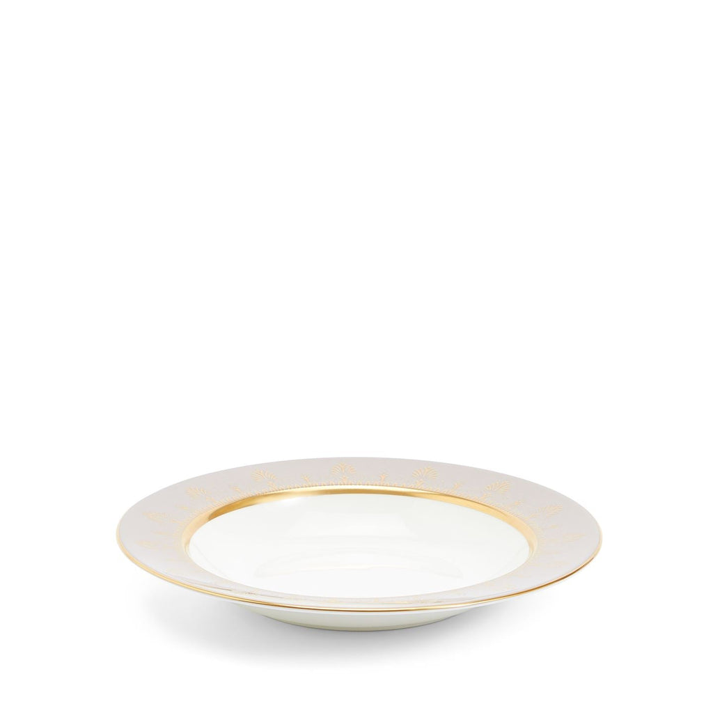 Anthemion Grey Rim Soup Bowl
