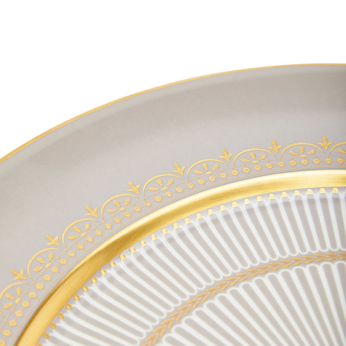 Anthemion Grey Charger Plate