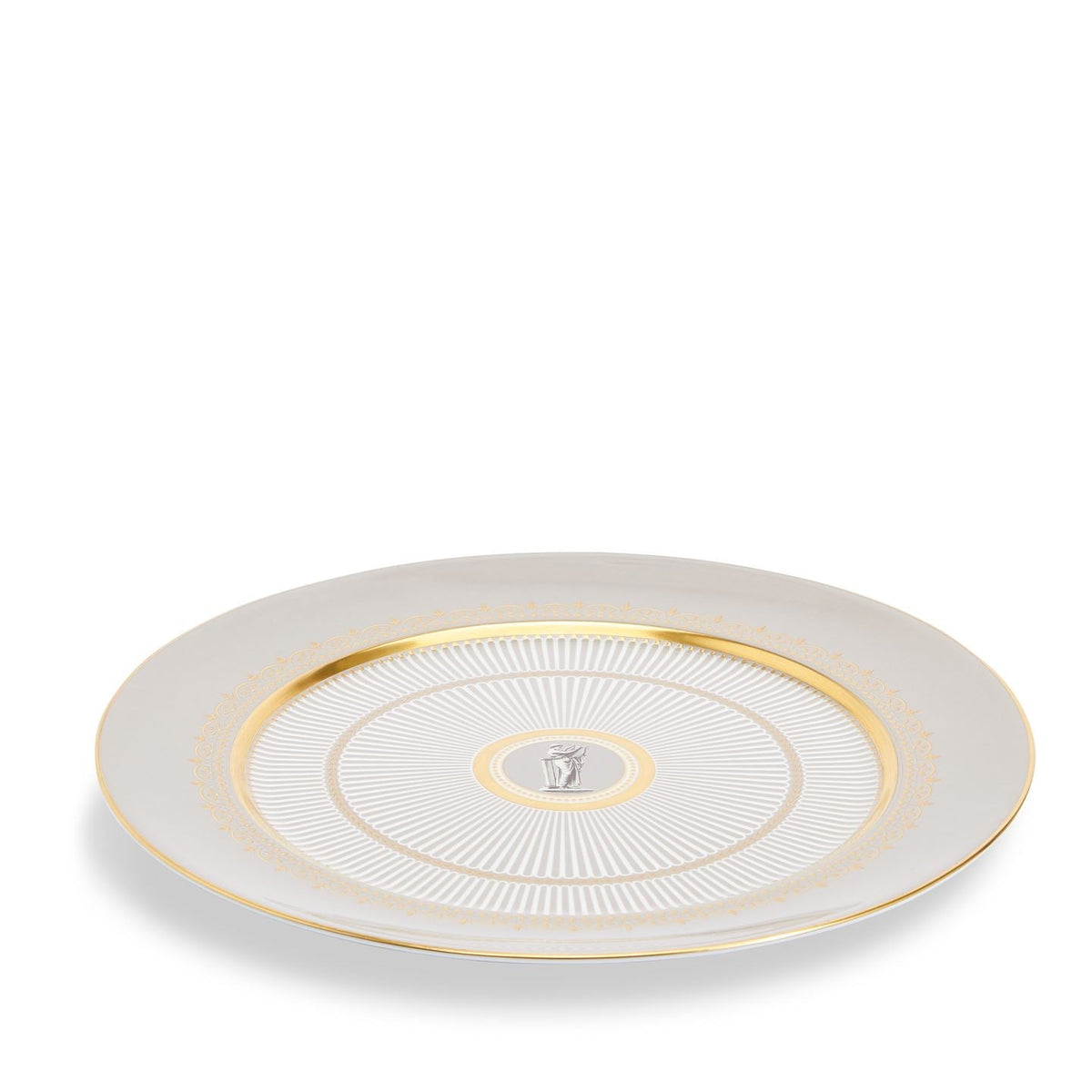 Anthemion Grey Charger Plate