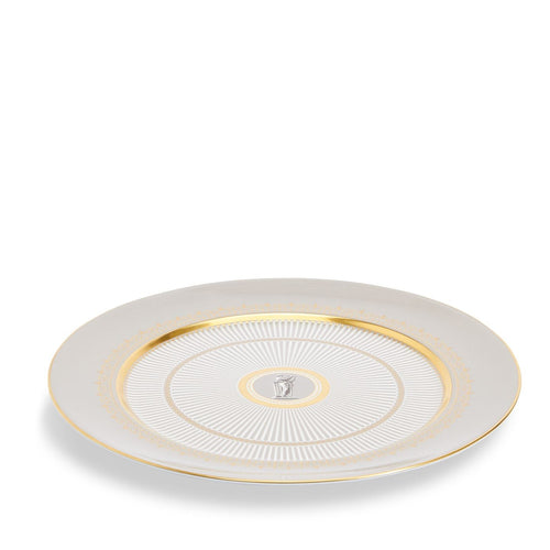 Anthemion Grey Charger Plate