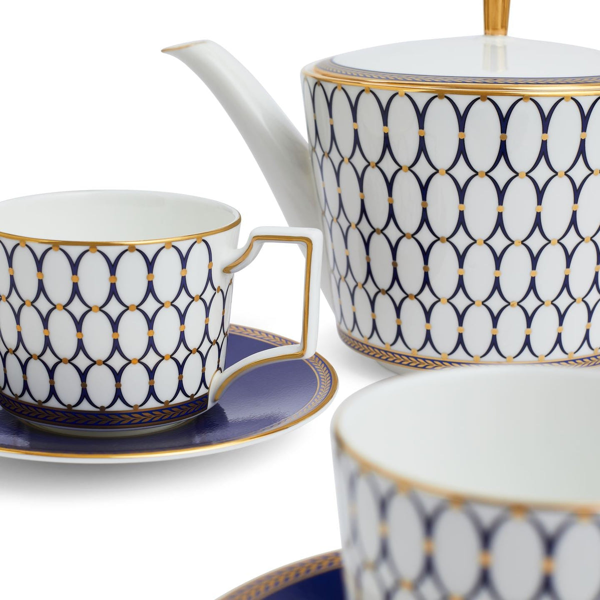 Renaissance Gold 3 Piece Tea Set