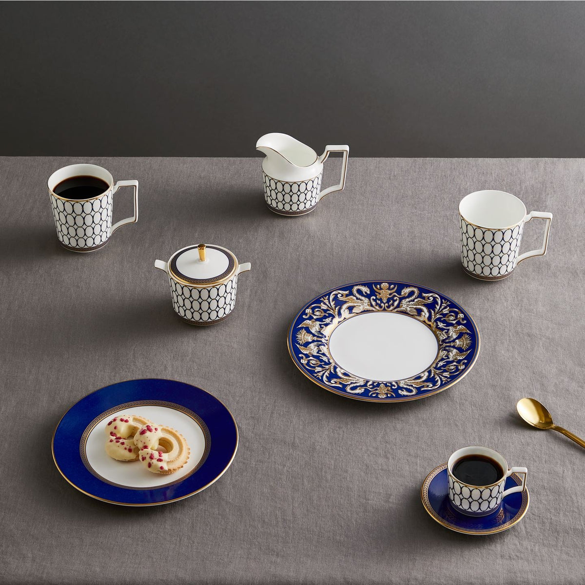 Renaissance Gold Coffee Cup & Saucer