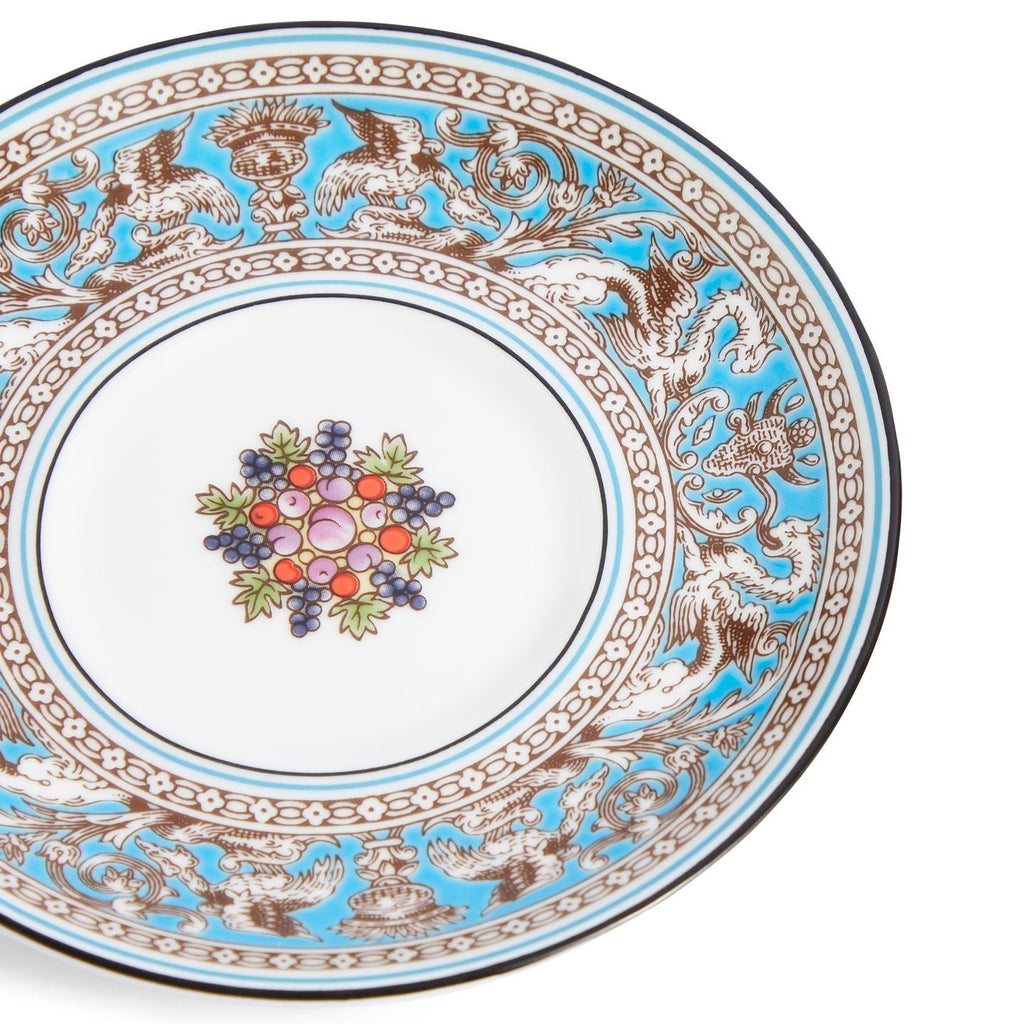 Florentine Turquoise Coffee Cup and Saucer