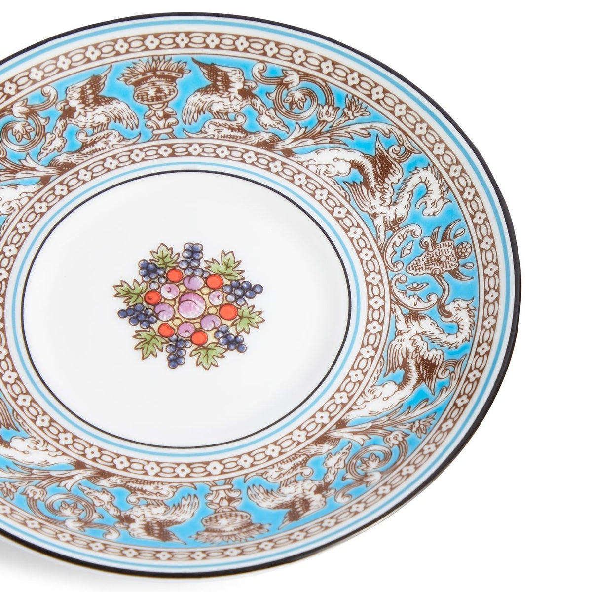 Florentine Turquoise Coffee Cup and Saucer
