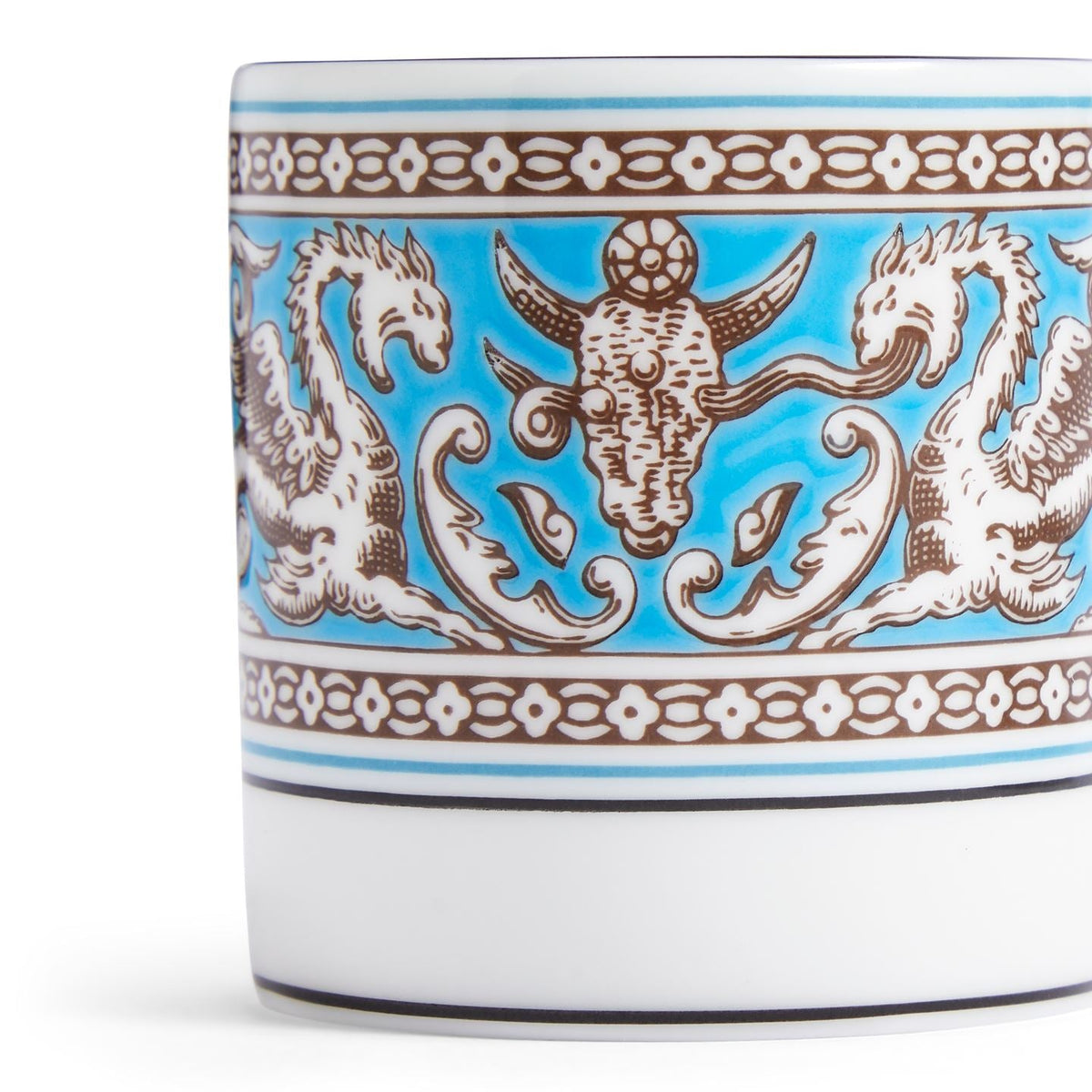 Florentine Turquoise Coffee Cup and Saucer