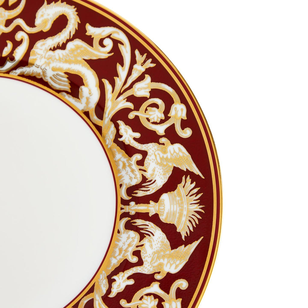 Renaissance Red Plate Florentine Accent