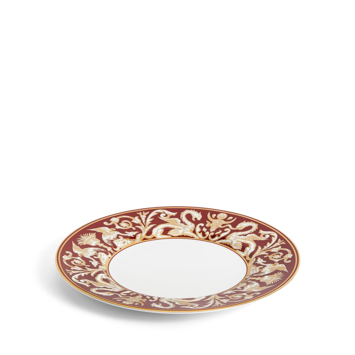 Renaissance Red Plate Florentine Accent