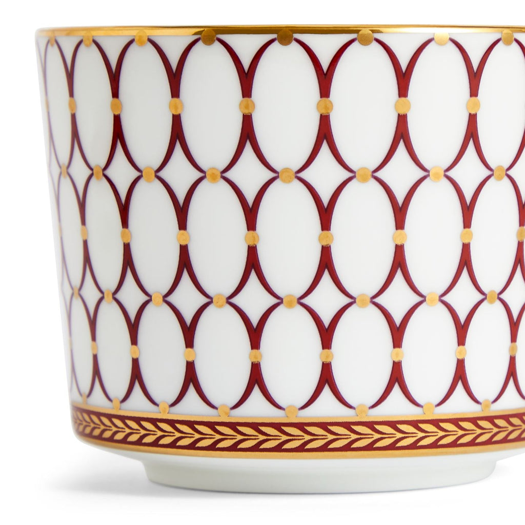 Renaissance Red Teacup & Saucer