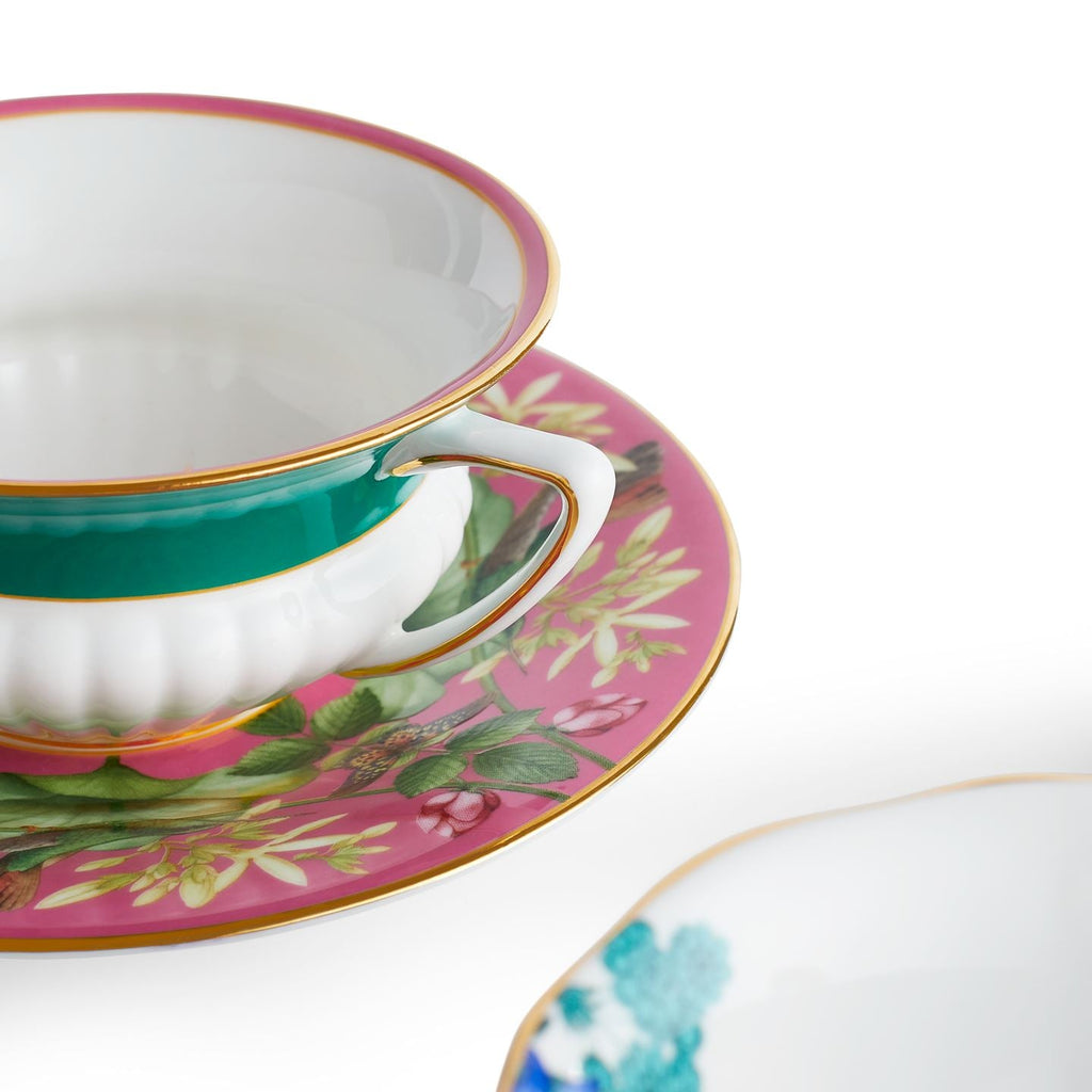 Wonderlust Teacups & Saucers Set Of 4