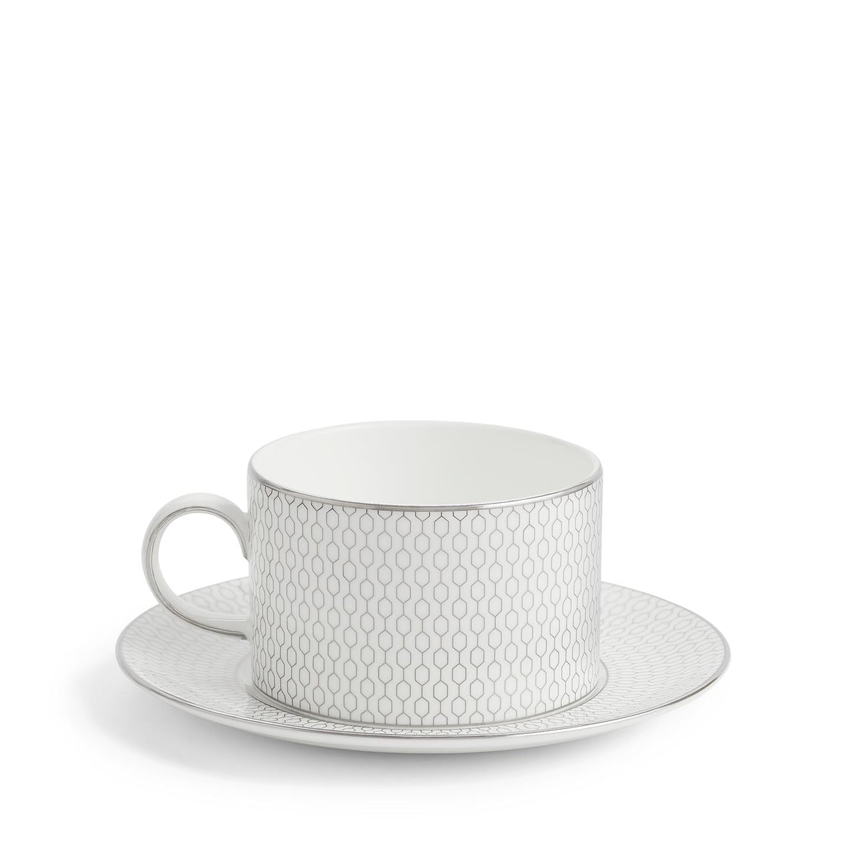 Gio Platinum Teacup & Saucer