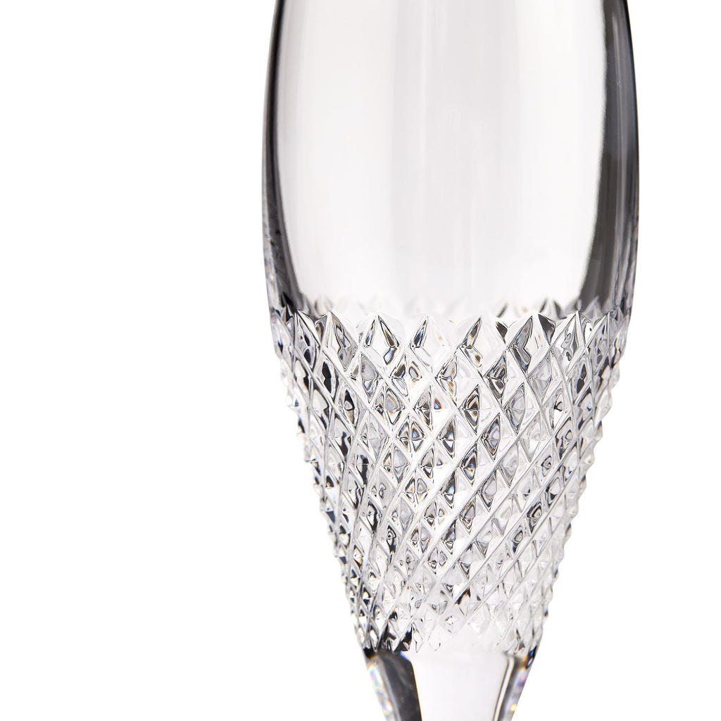 Vera Wang Diamond Mosaic Flute Pair, Set of 2
