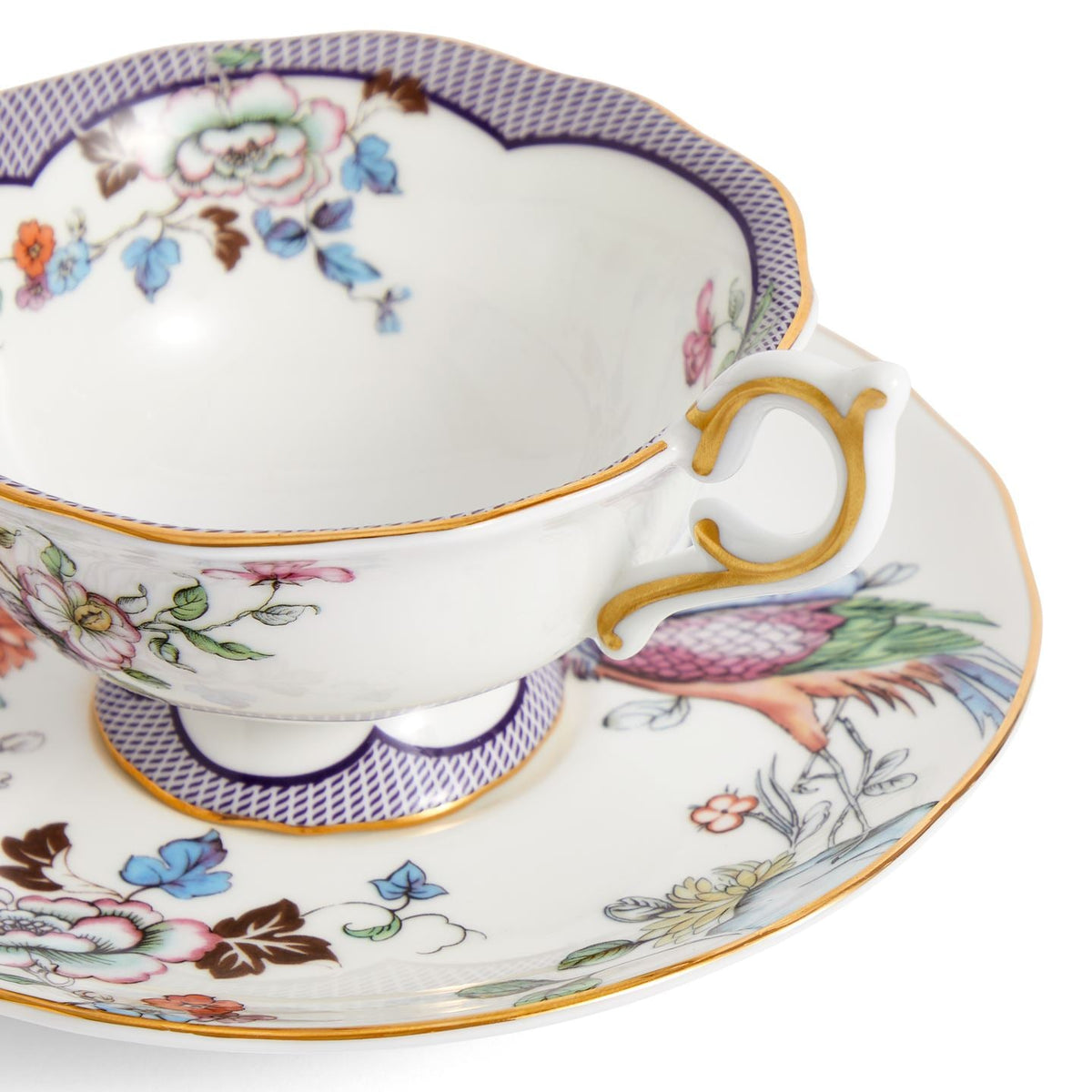 Fortune Teacup & Saucer Set Of 2