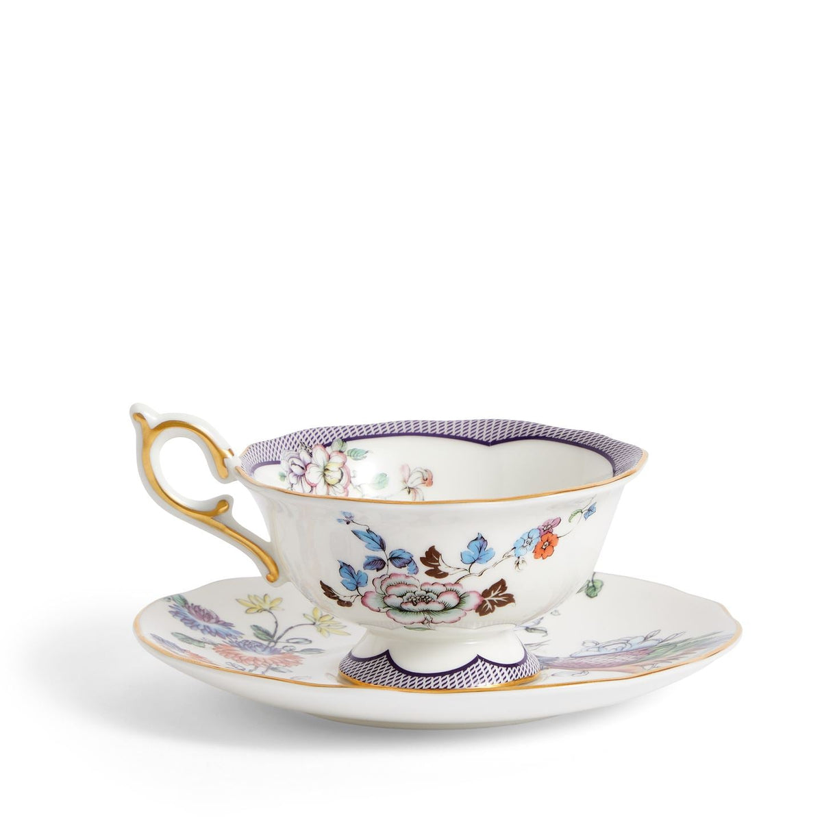 Fortune Teacup & Saucer Set Of 2