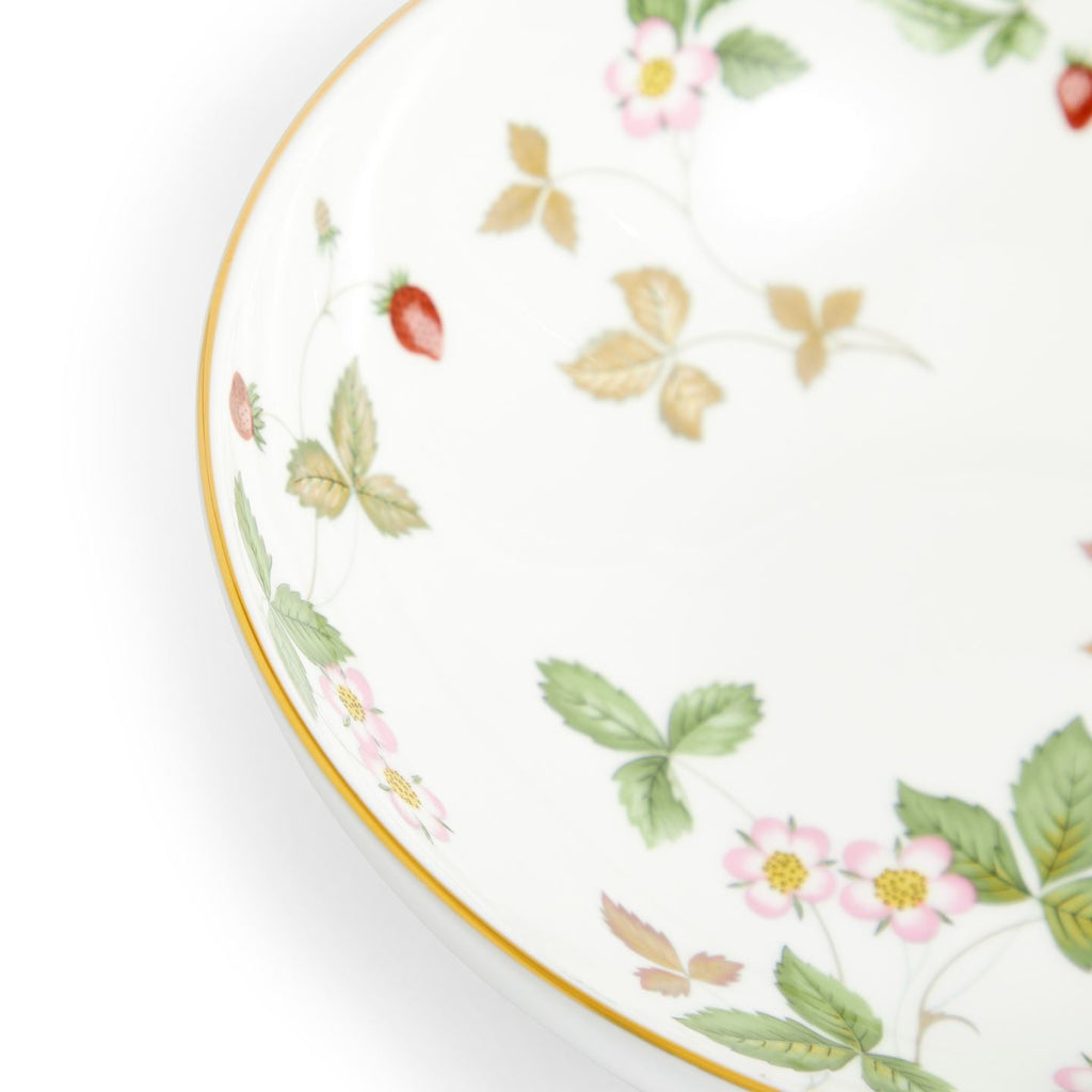 Wild Strawberry Gold Cereal Bowl Large
