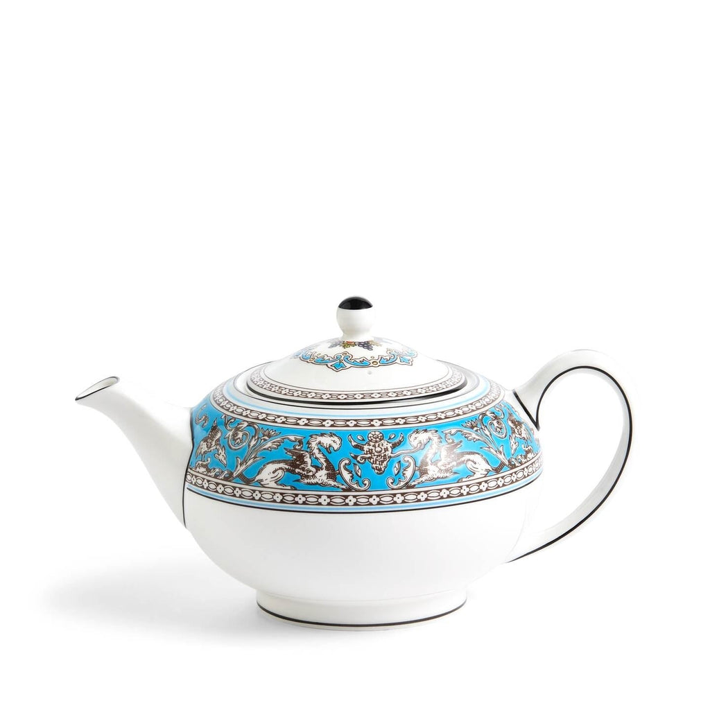 Florentine Turquoise Teaware Asian, 6 Pieces