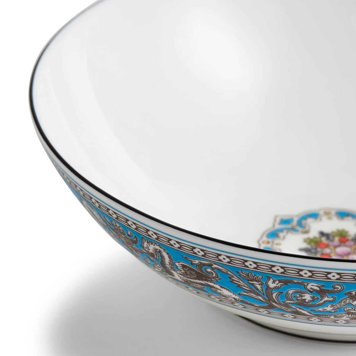 Florentine Turquoise Cereal Bowl Large