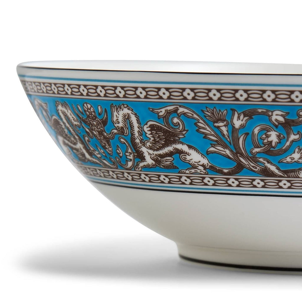 Florentine Turquoise Cereal Bowl Large