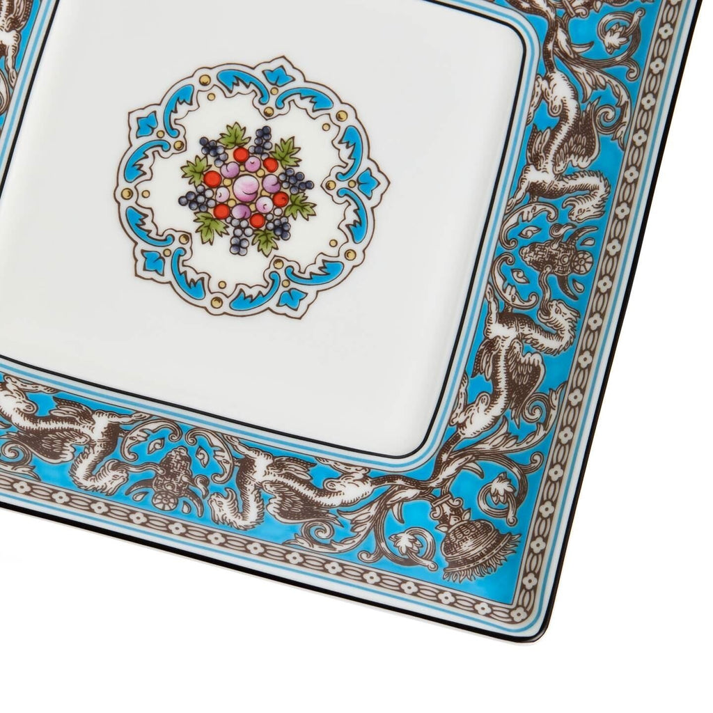 Florentine Turquoise Square Tray