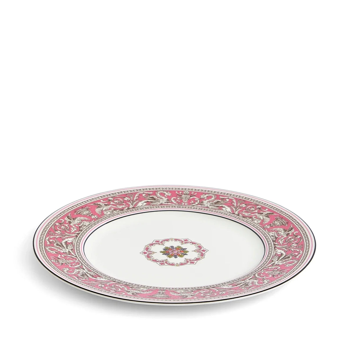 Florentine Fuchsia Dinner Plate