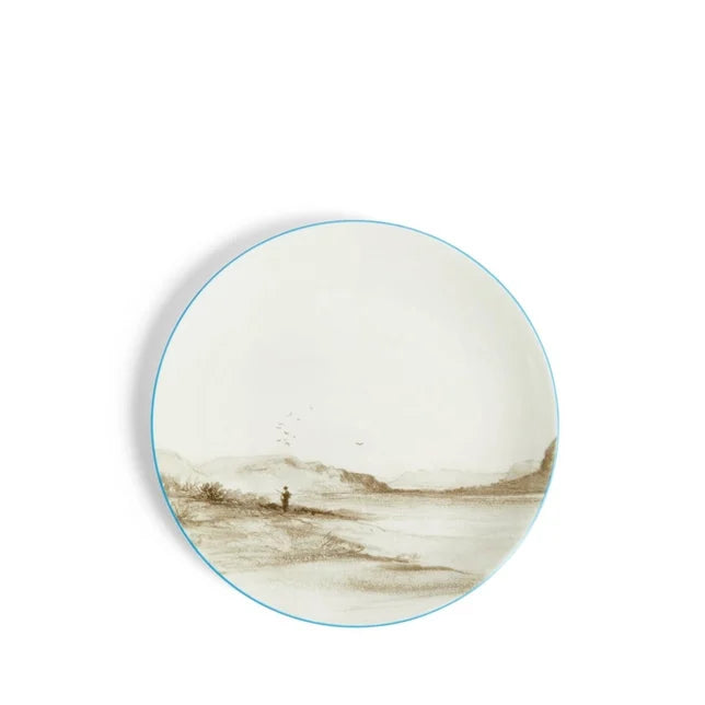 Darwin Voyage of the Beagle Patagonia Teacup Saucer Plate, 3 Pieces