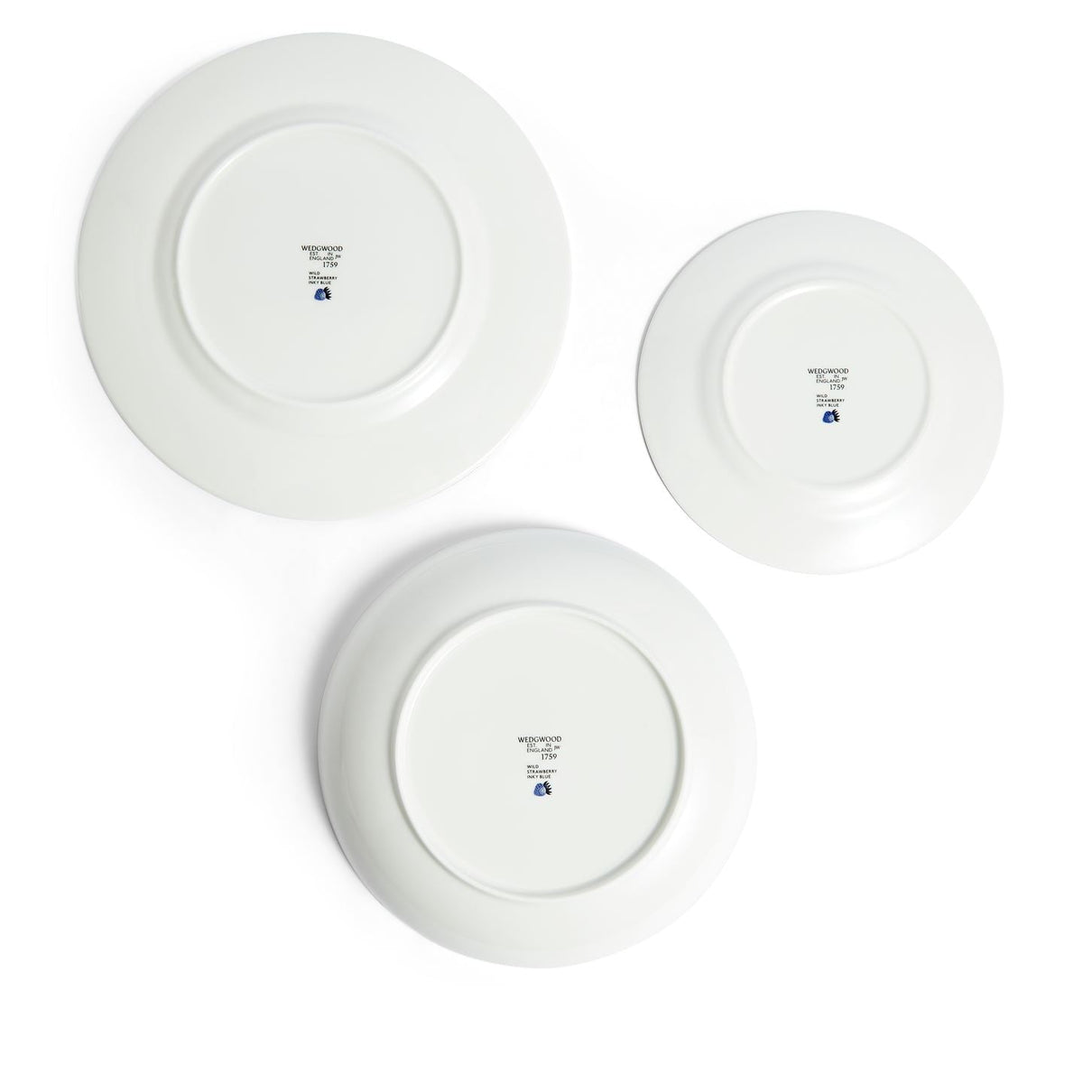 Wild Strawberry Inky Blue Dinnerware 4 Piece Set