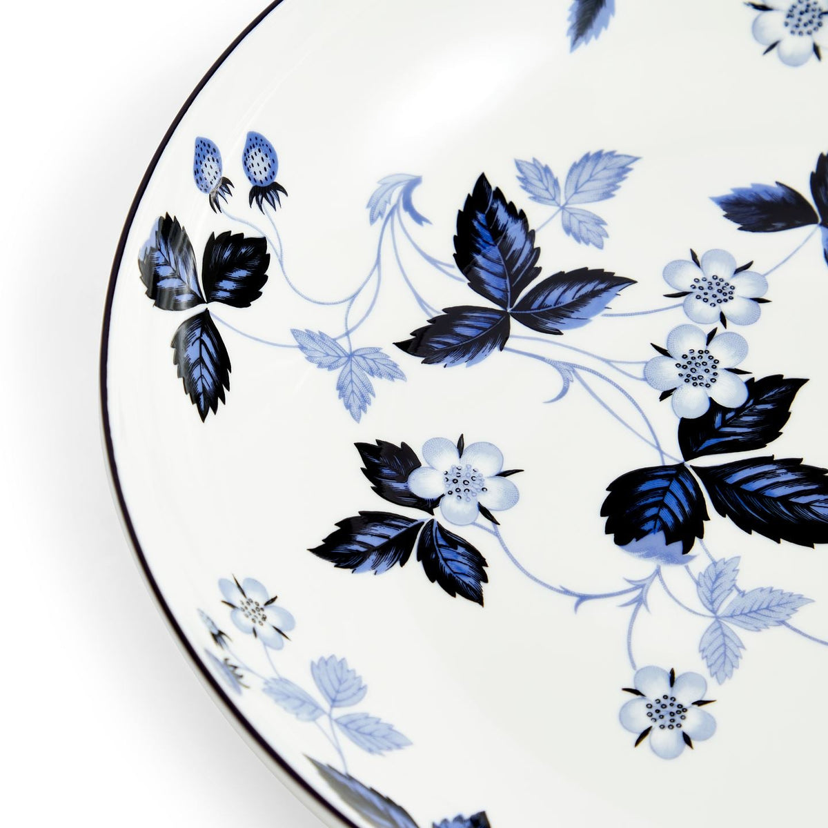 Wild Strawberry Inky Blue Pasta Bowl