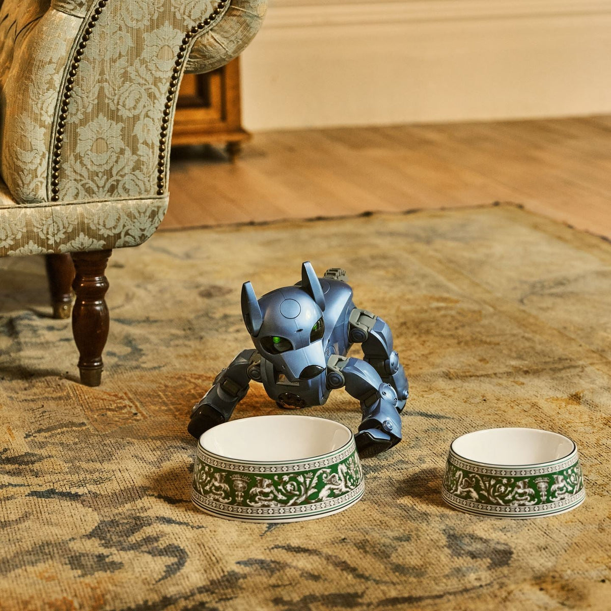 Florentine Verde Pet Bowl Large