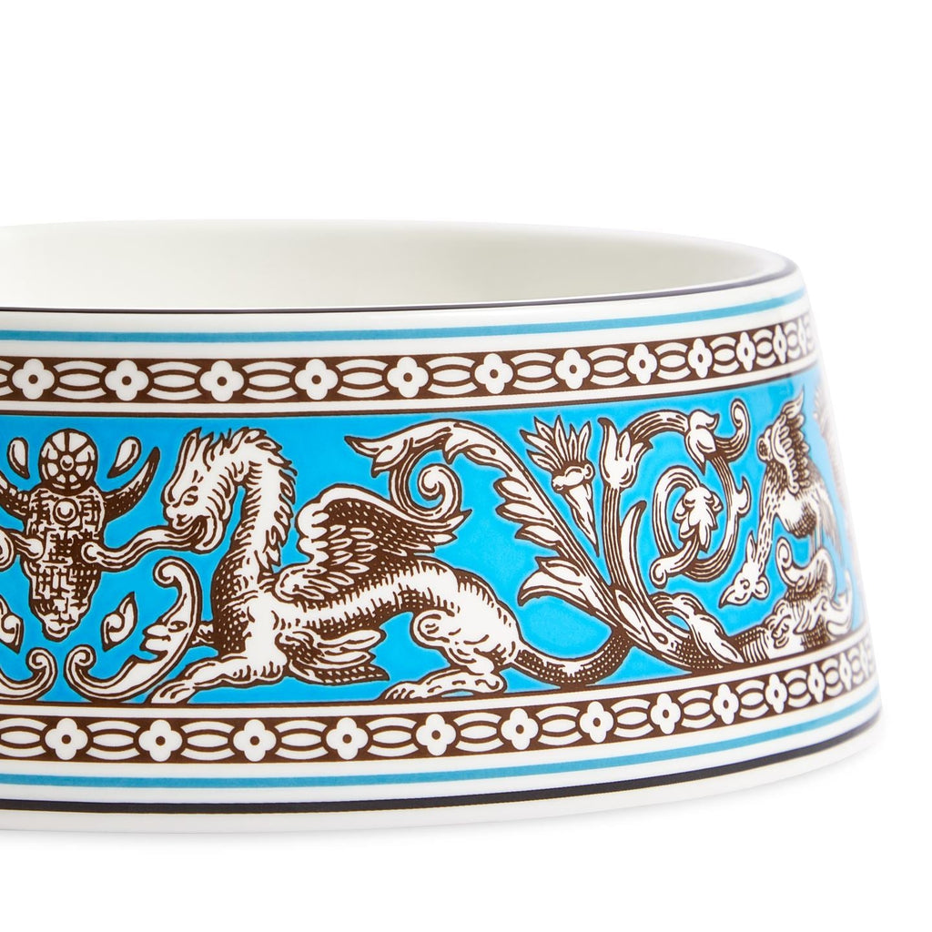 Florentine Turquoise Pet Bowl Large