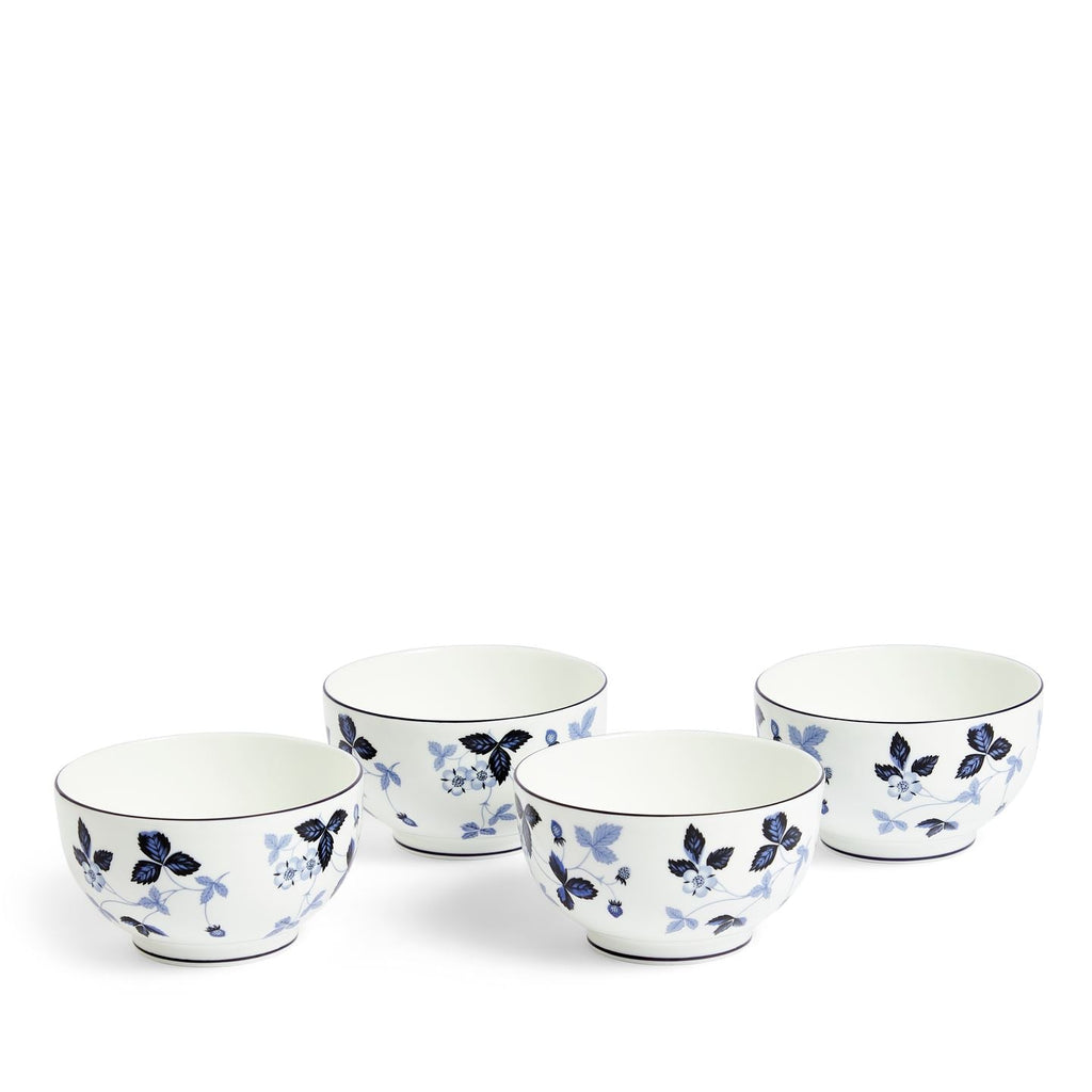 Wild Strawberry Inky Blue Dinnerware 15 Piece Set