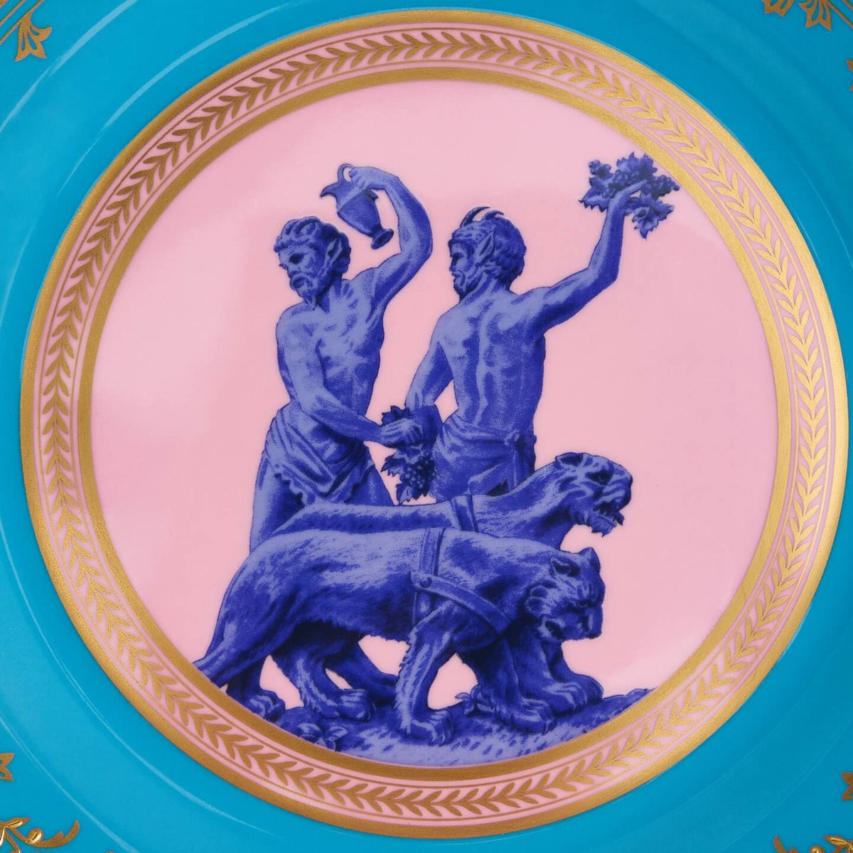 Bacchus Plate Turquoise