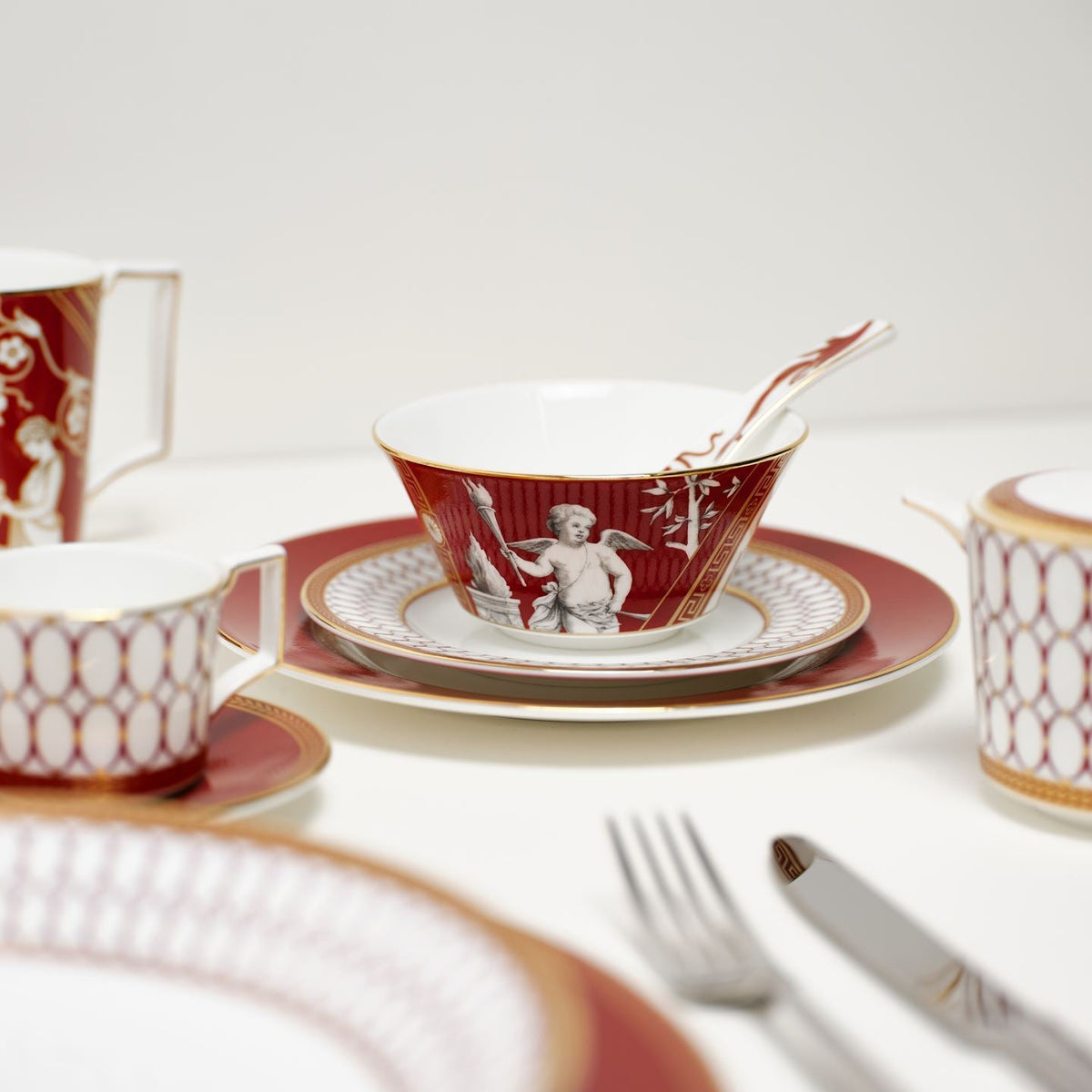 Renaissance Mixed 8 Piece Dinnerware Set