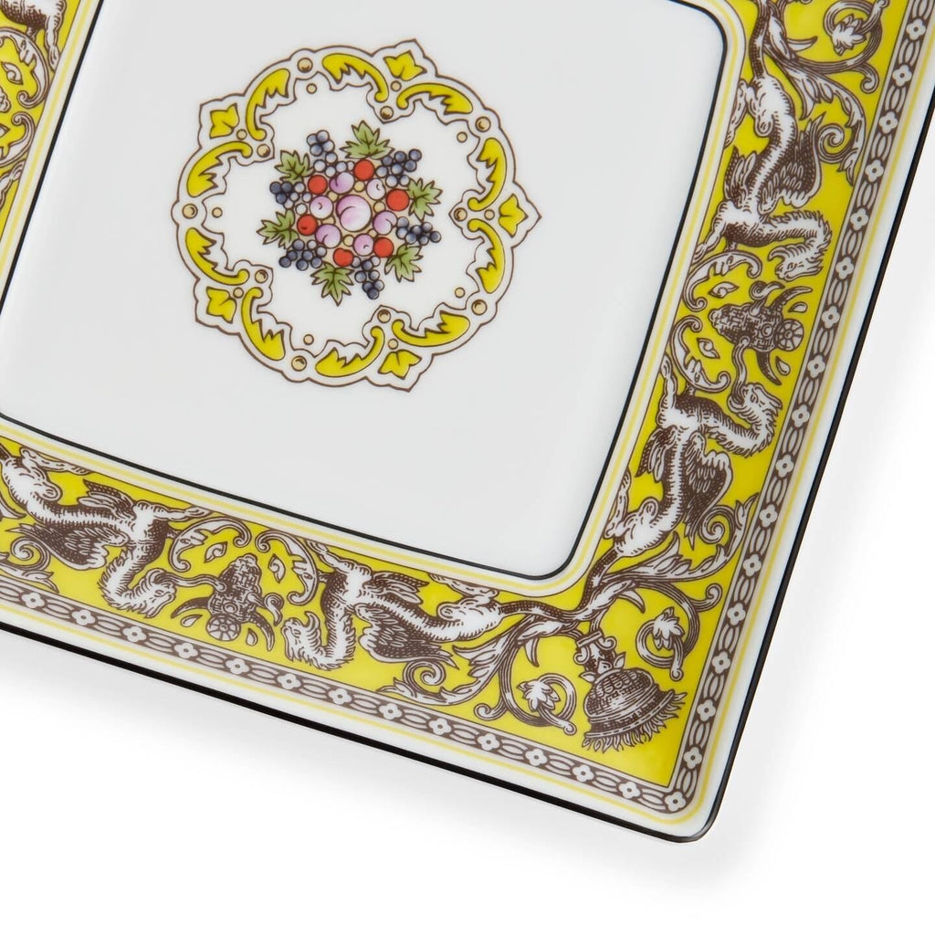 Florentine Citron Square Tray