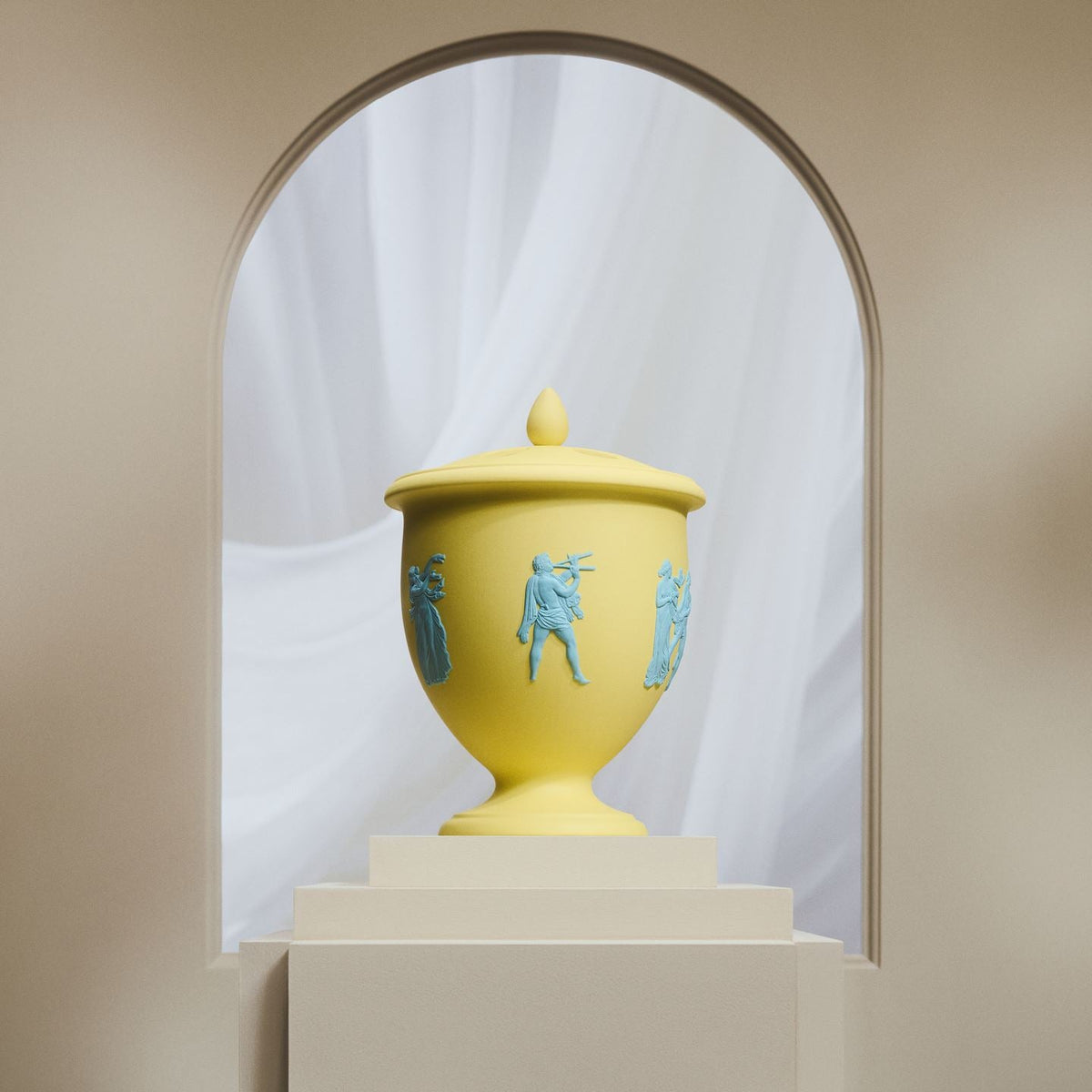 Bacchus Flower Vase Canary