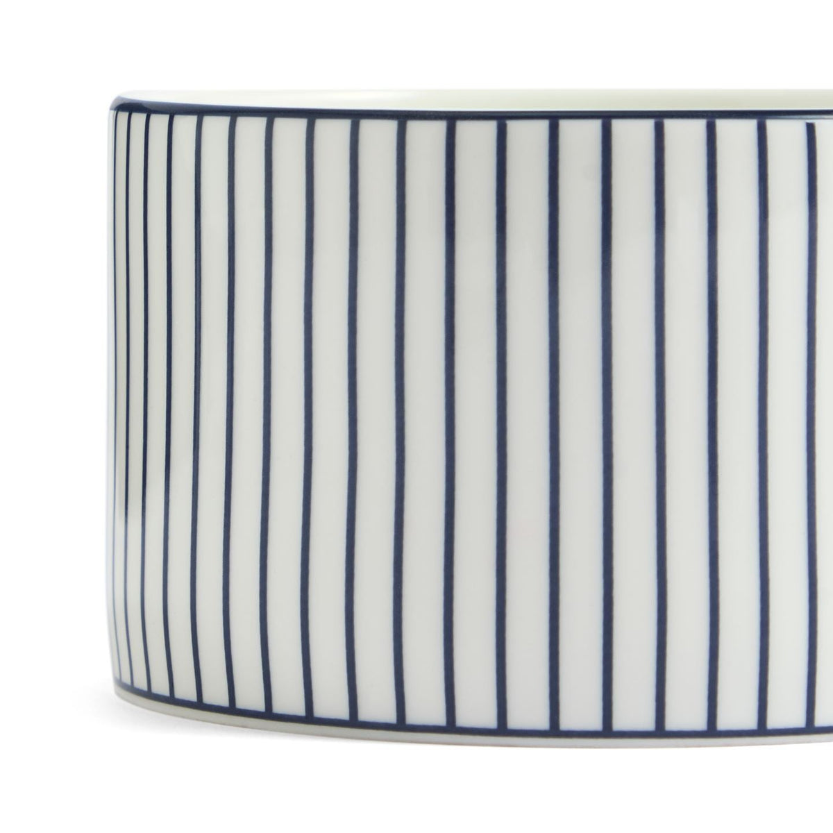Gio Pinstripe Teacup & Saucer White