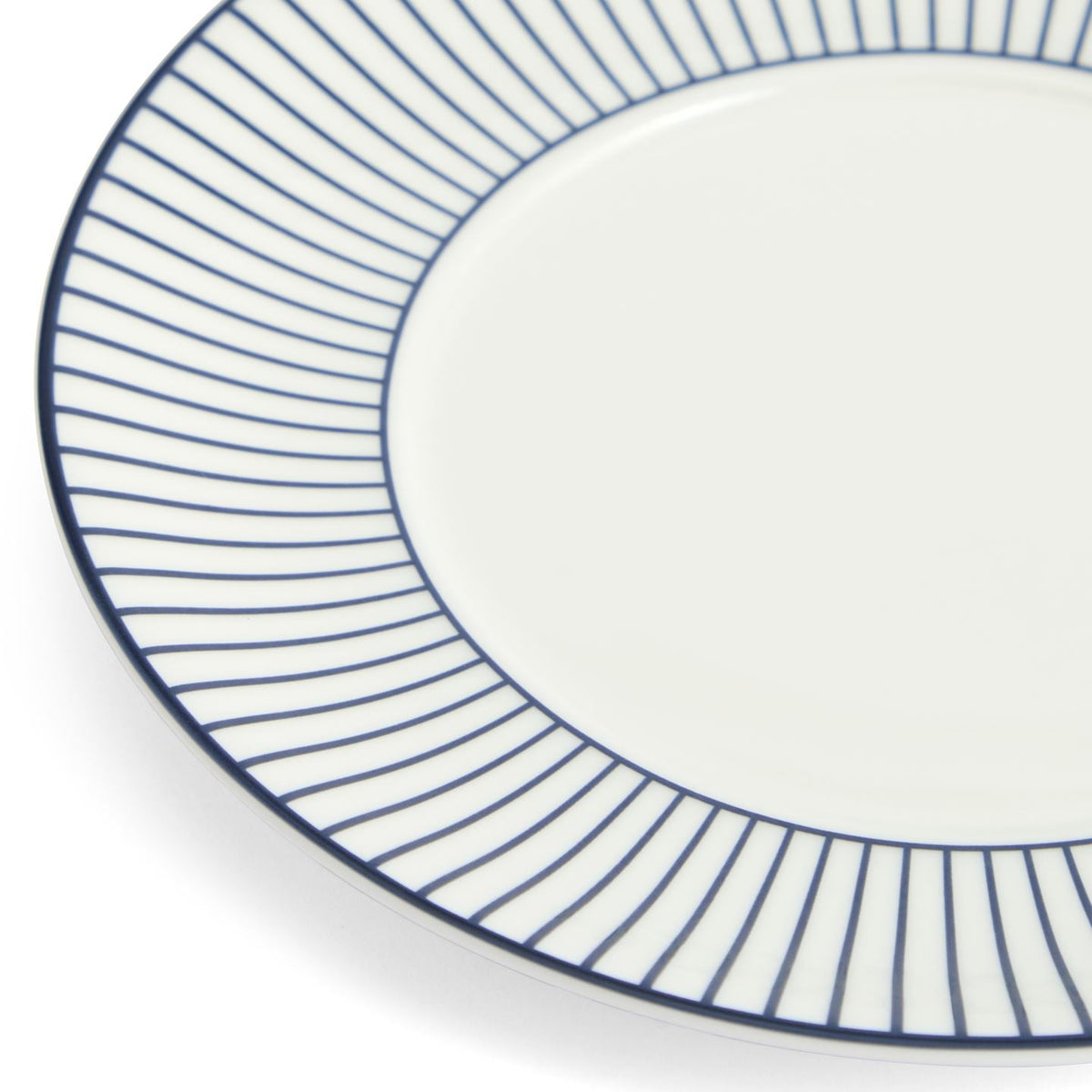 Gio Pinstripe Teacup & Saucer White