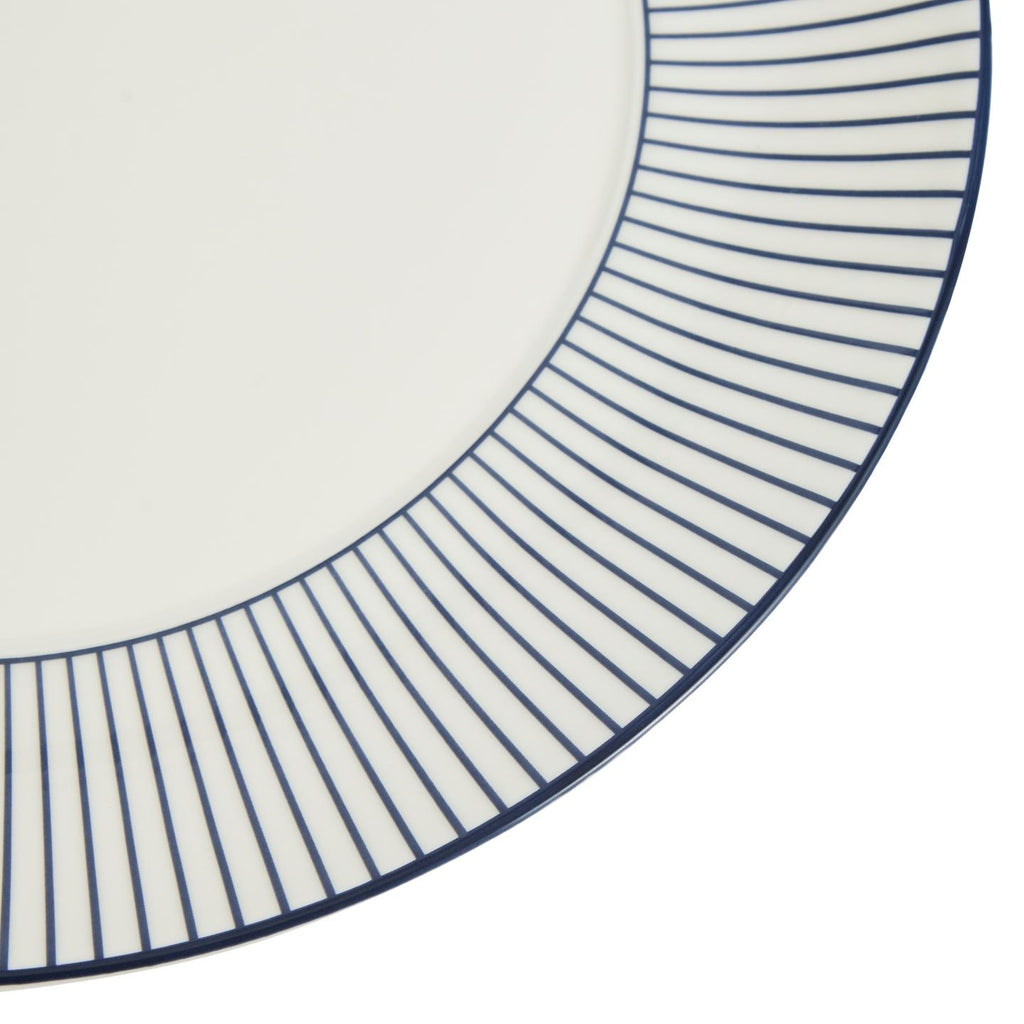Gio Pinstripe Side Plate White