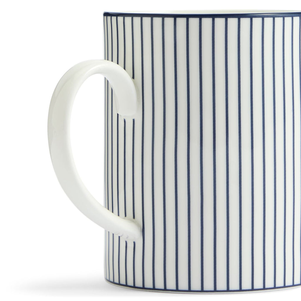 Gio Pinstripe Mug White