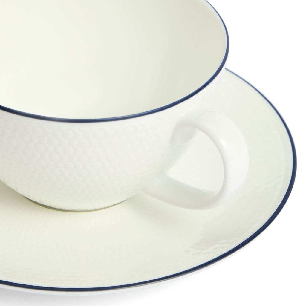 Gio Blue Teacup & Saucer
