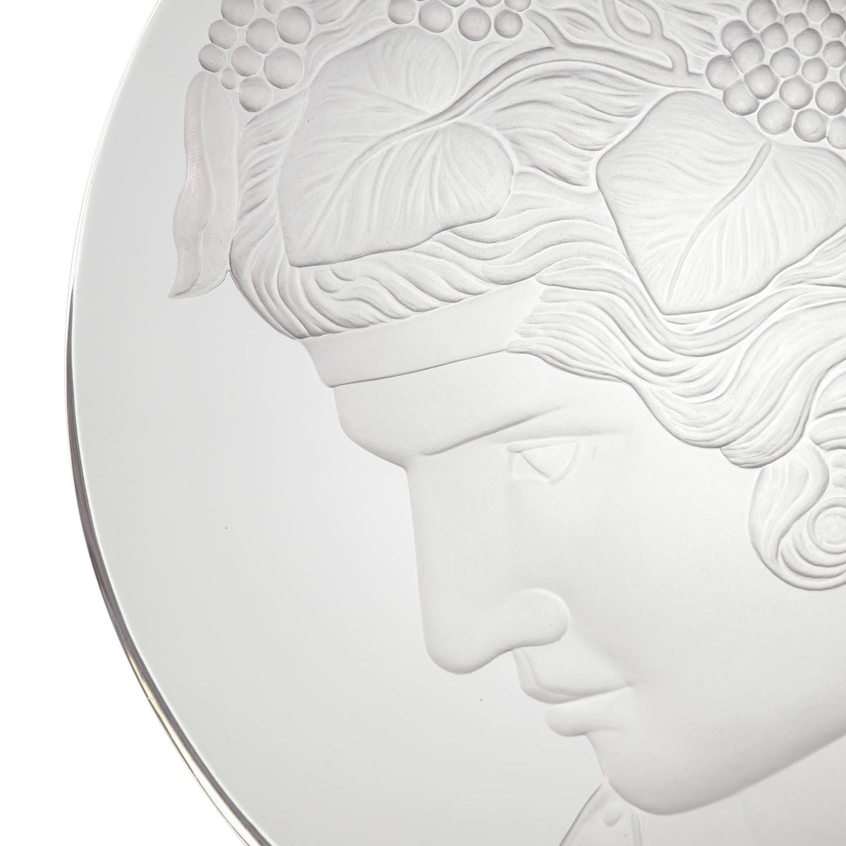 Bacchus Crystal Plaque