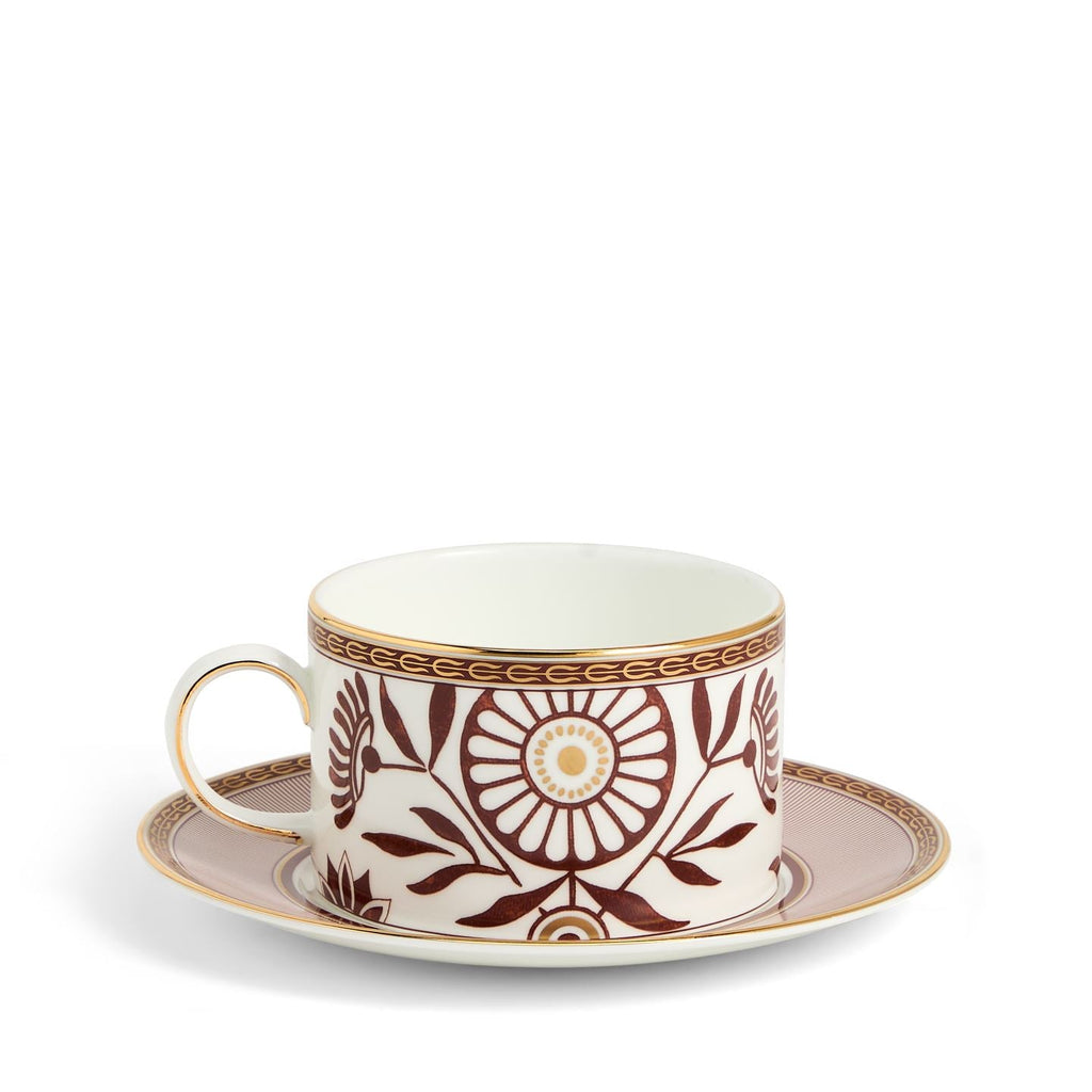 Red Splendour Teacup Saucer
