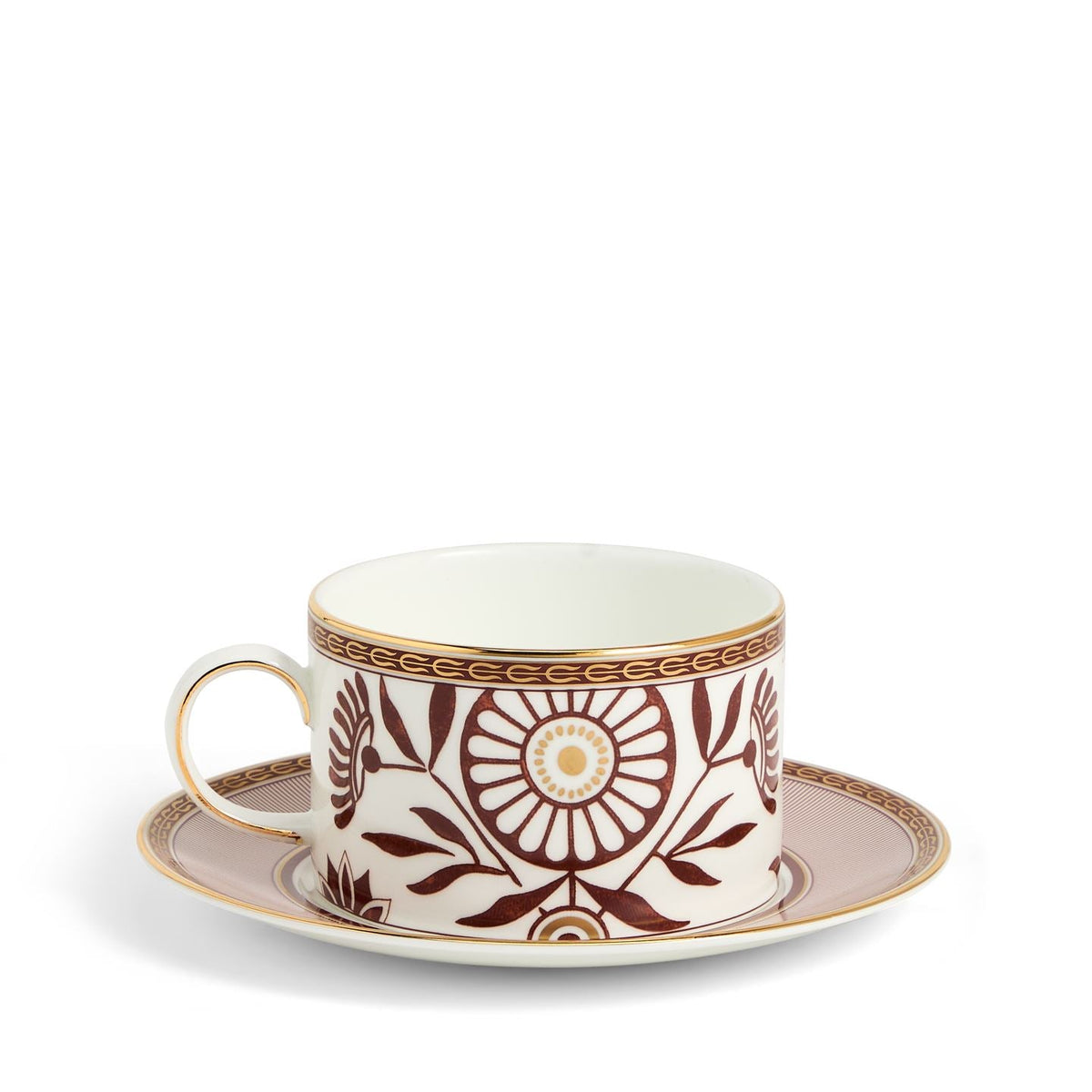 Red Splendour Teacup Saucer