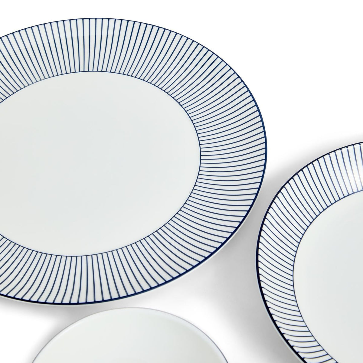 Gio Pinstripe White 12 Piece Set