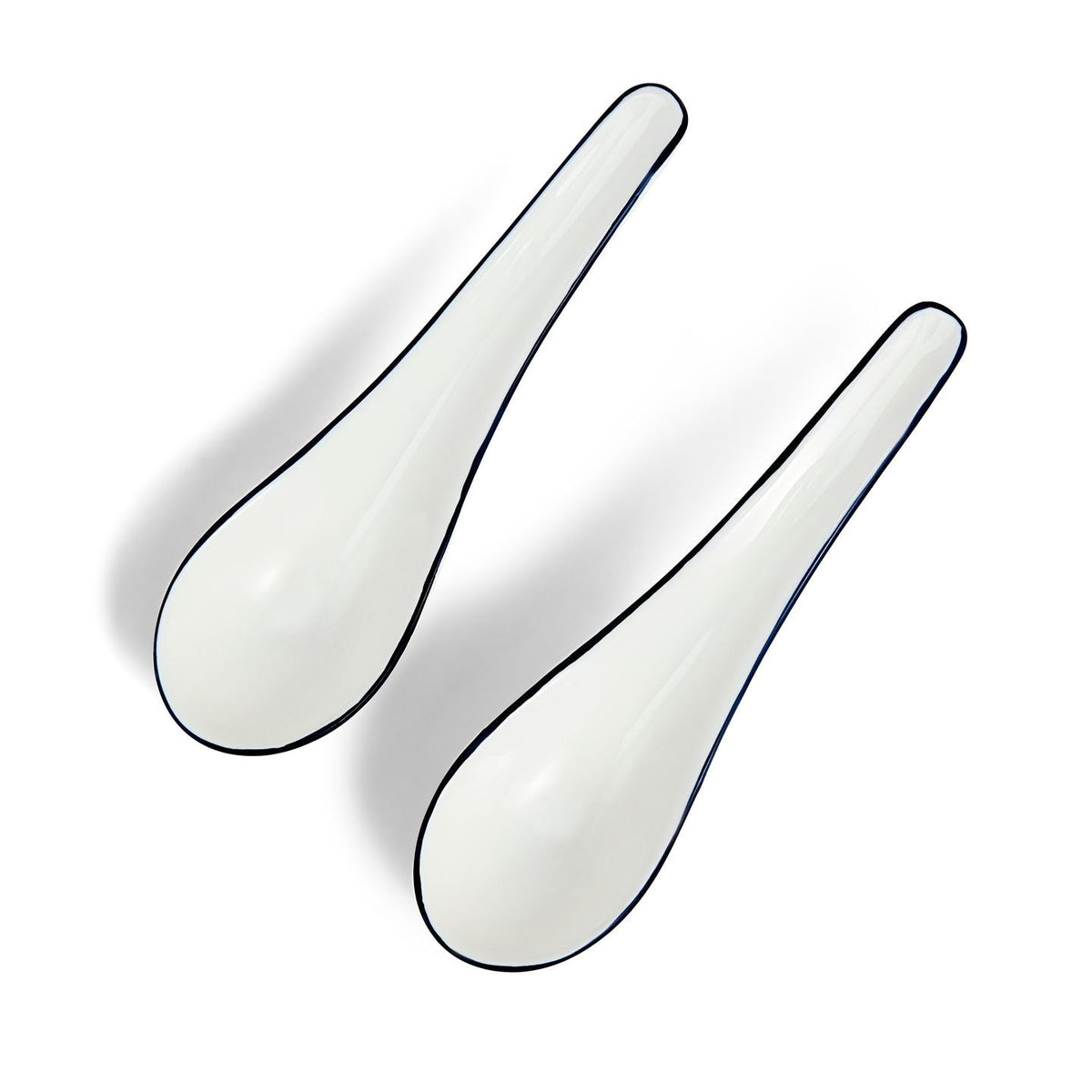 Gio Blue Chinese Spoons Set Of 2